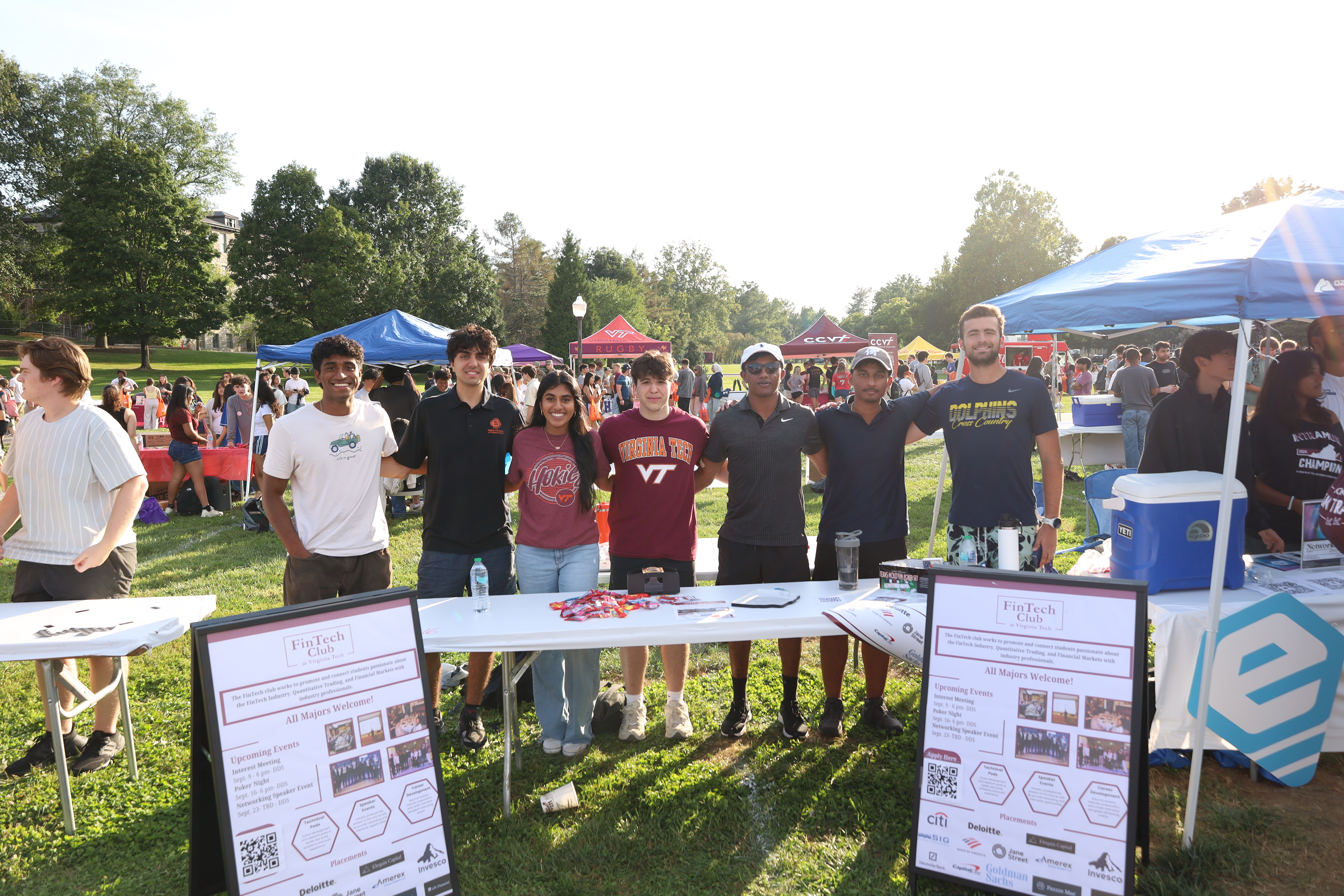 Group celebrating at an event